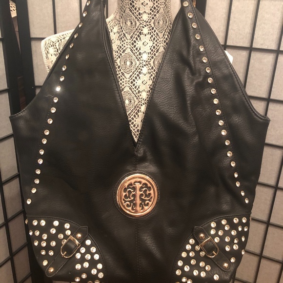 Rhinestone Shoulder Bag - Picture 1 of 3